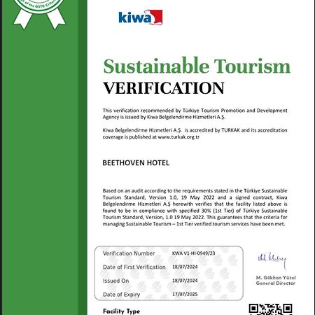 Beethoven Hotel - Special Category Istanbul Eksteriør bilde